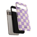 Lavender Checkered Google Pixel Case - Image 19