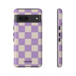 Lavender Checkered Google Pixel Case - Image 8