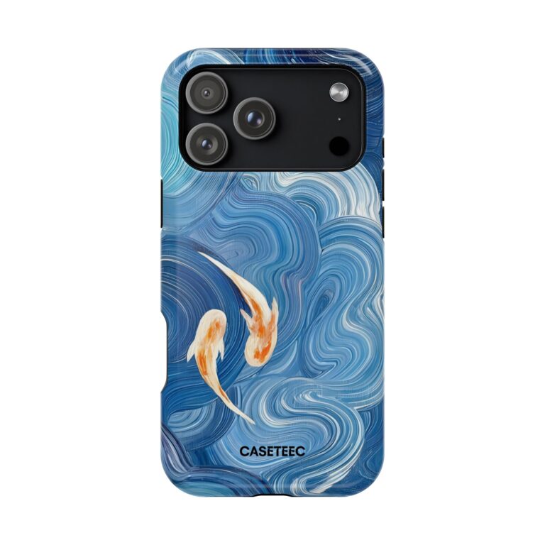 Dancing in Blue iPhone Case