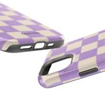 Lavender Checkered iPhone Case - Image 36