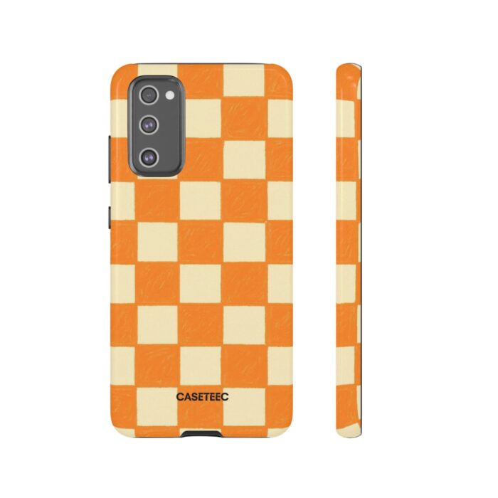 Creamsicle Checker Samsung Case - Image 16