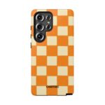 Creamsicle Checker Samsung Case - Image 3