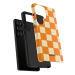 Creamsicle Checker Samsung Case - Image 6