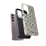 Blue Blossom Garden Samsung Case - Image 33