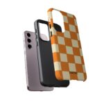 Creamsicle Checker Samsung Case - Image 32
