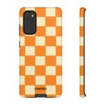 Creamsicle Checker Samsung Case - Image 7