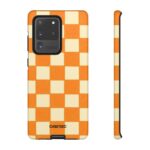 Creamsicle Checker Samsung Case - Image 8