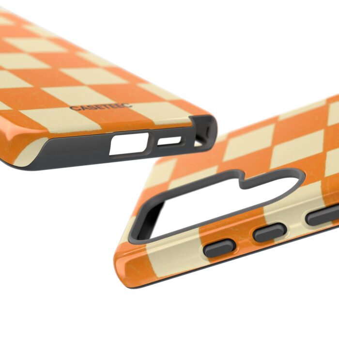 Creamsicle Checker Samsung Case - Image 5