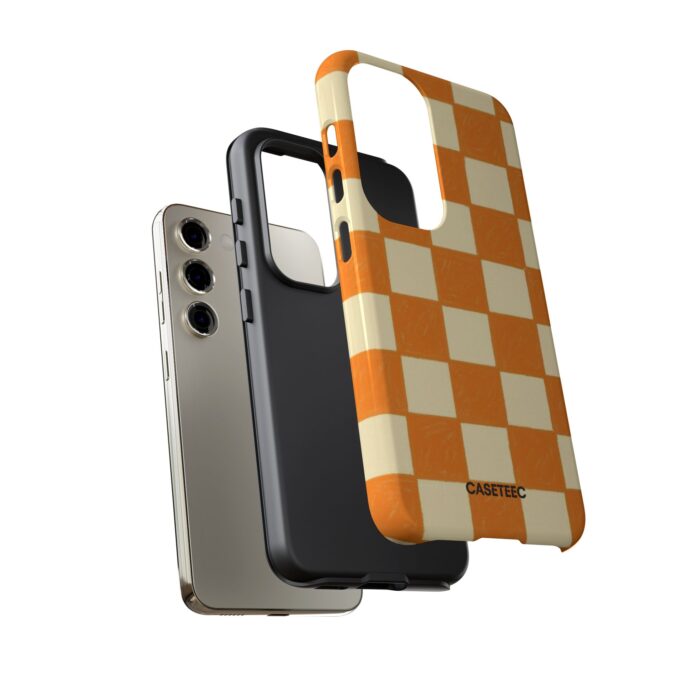 Creamsicle Checker Samsung Case - Image 28