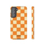 Creamsicle Checker Samsung Case - Image 18