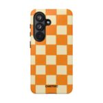 Creamsicle Checker Samsung Case - Image 57